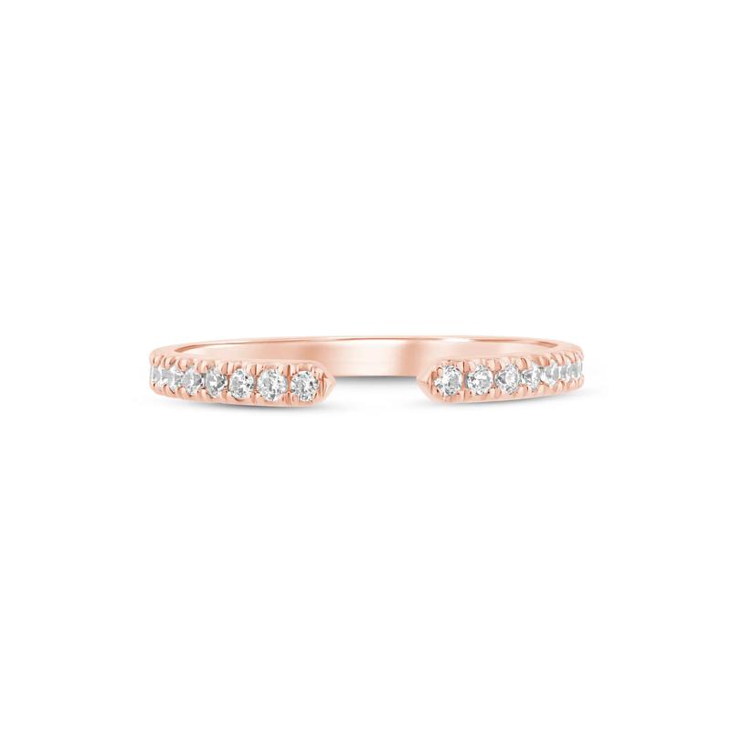 Lab Grown Diamond Open Band in 14K Rose Gold &#40;1/4 ct. tw.&#41; – Image 1 of 3