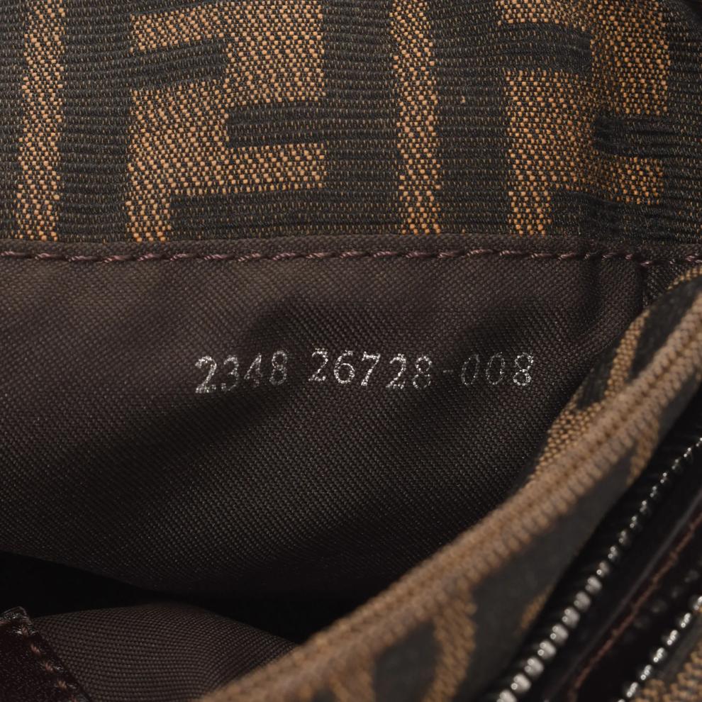 Pre-Owned Fendi Zucca Canvas Shoulder Bag Small Shoulder – Image 5 of 8