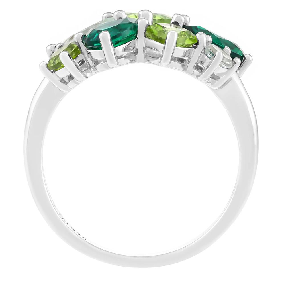 Gemstone Multi-Cut Ring in Sterling Silver – Image 2 of 3