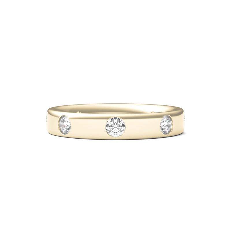 Round Diamond Wide-Set Band in 14K Yellow Gold &#40;3/4 ct. tw.&#41; – Image 1 of 3