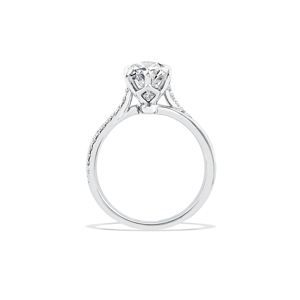 Lab Grown Diamond Marquise Engagement Ring in Platinum (2 3/4 ct. tw.) – Image 2 of 4