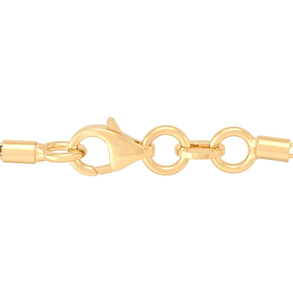 Bar-Link Chain in 14K Yellow Gold, 2.7MM, 20" – Image 3 of 3