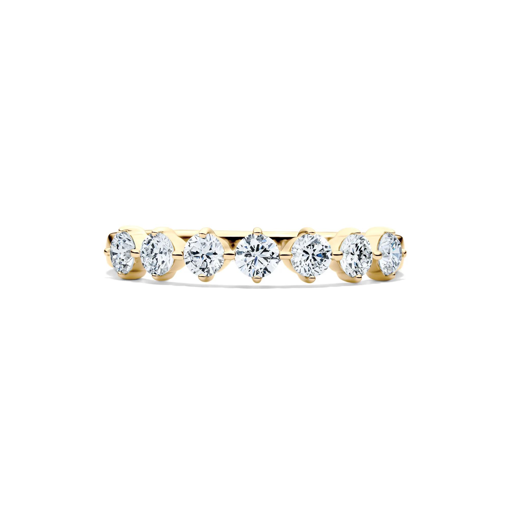 Lab Grown Diamond Anniversary Band in 10K Gold