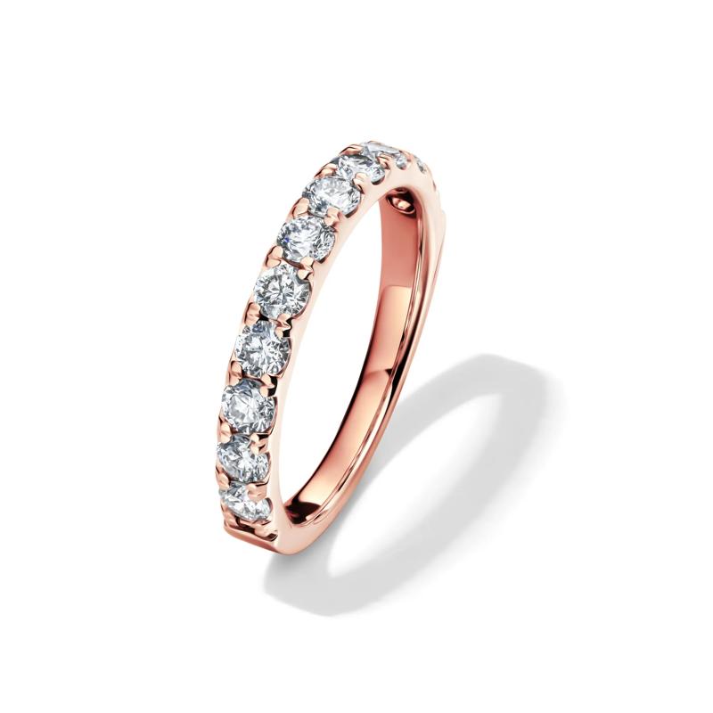 Diamond Anniversary Band in 14K Rose Gold &#40;1 ct. tw.&#41; – Image 4 of 4
