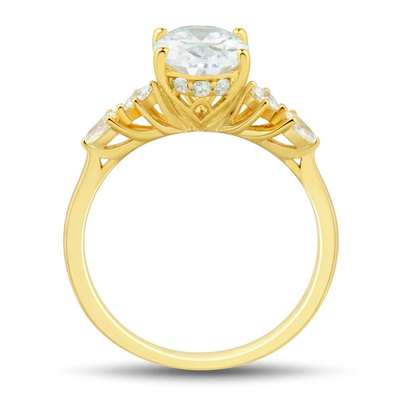 Lab Grown Diamond Engagement Ring in 14K Yellow Gold (2 1/4 ct. tw.) – Image 2 of 3