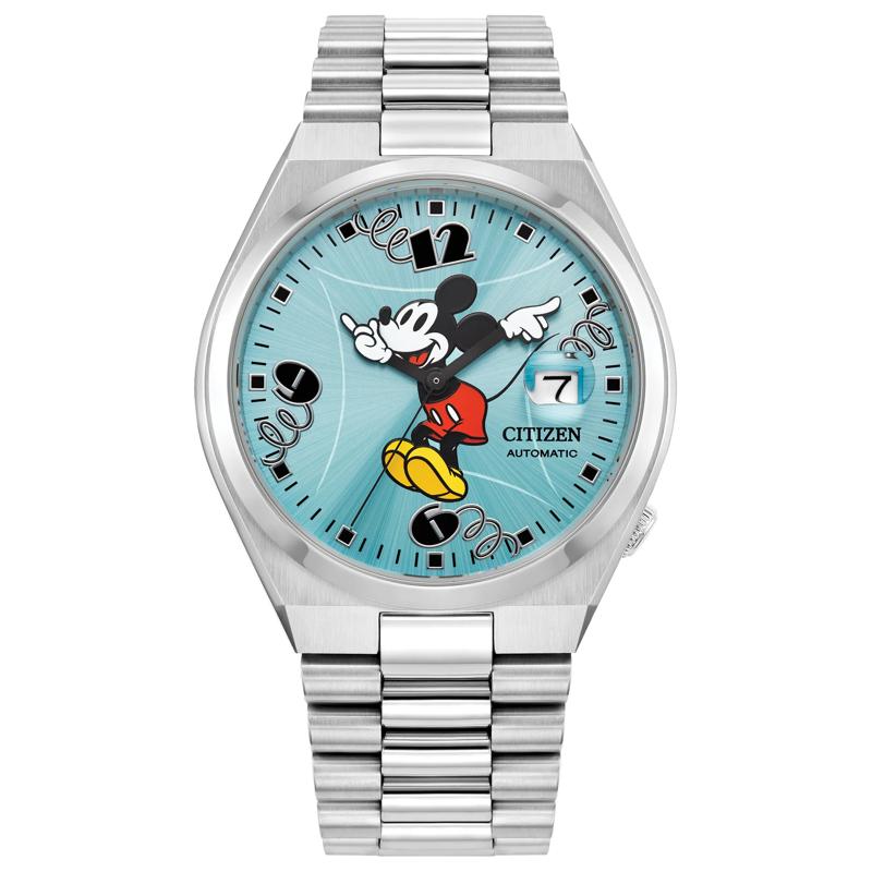 Men&#39;s Tsuyosa Mickey Mouse Watch in Stainless Steel, 40MM – Image 1 of 5