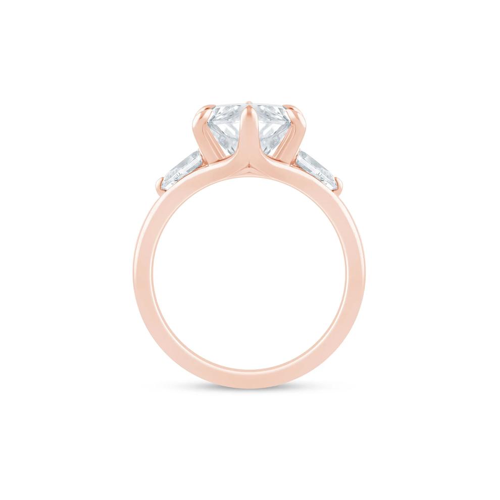 Eileen Lab Grown Diamond Engagement Ring in 14K Rose &amp; Yellow Gold (5 1/2 ct. tw.) – Image 2 of 3