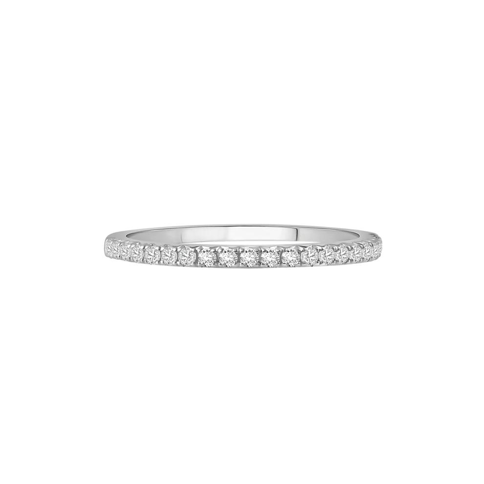 Lab Grown Diamond Anniversary Band in 14K White Gold (1/4 ct. tw.) – Image 1 of 3