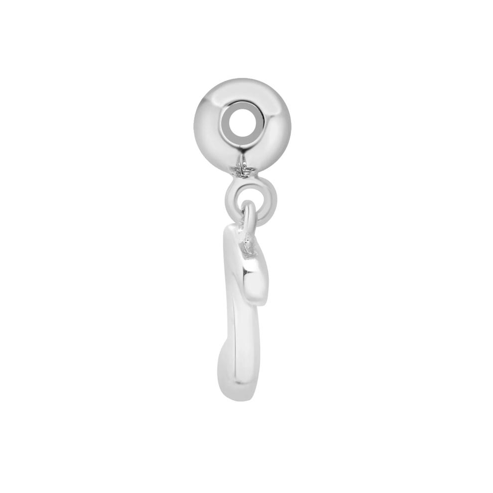 Music Note Bead Charm in Sterling Silver – Image 2 of 3