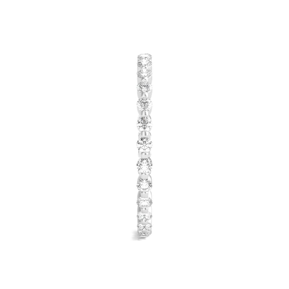 Round Brilliant-Cut Lab Grown Diamond Eternity Band in Platinum (1/2 ct. tw.) – Image 3 of 3