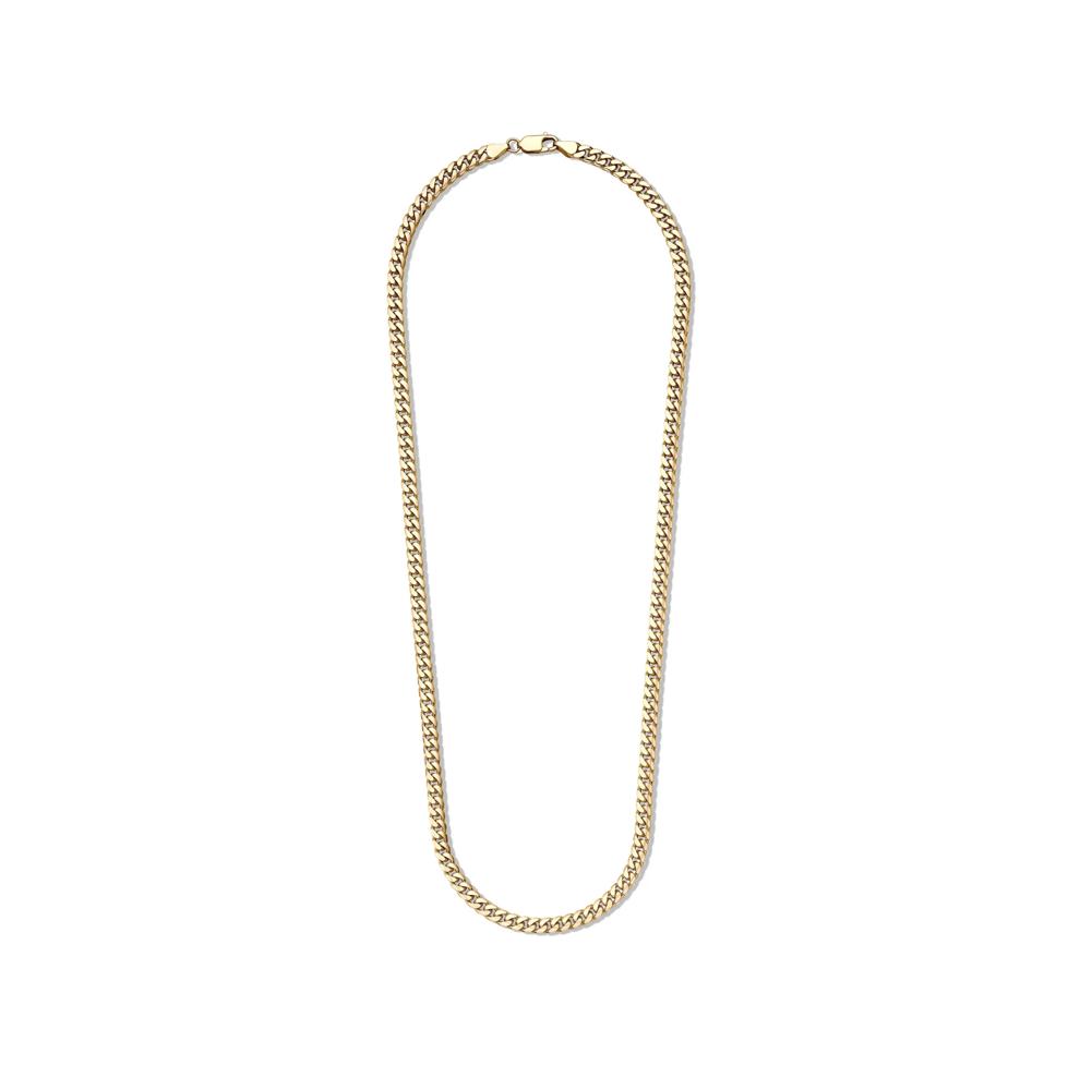 Domed Curb Chain in 14K Yellow Gold, 24" – Image 3 of 5