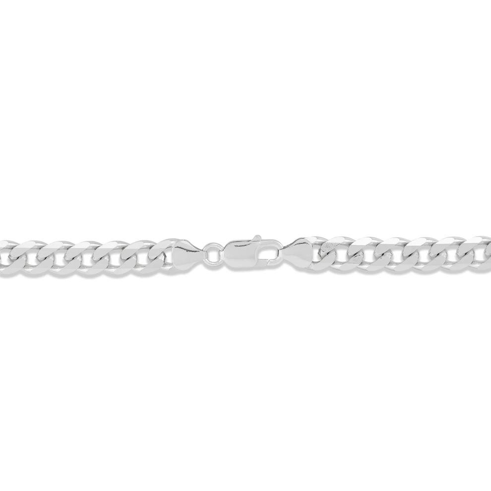 Flat Curb Chain in Sterling Silver – Image 2 of 2