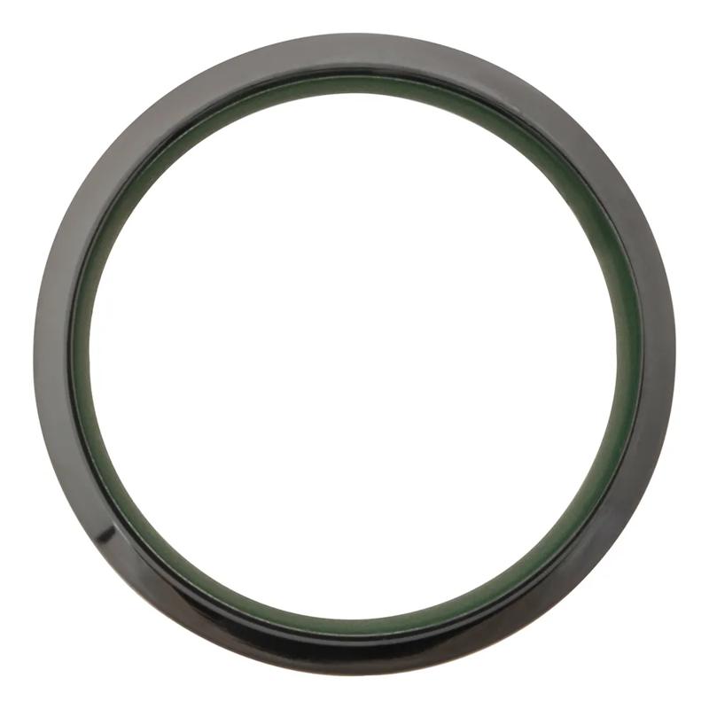 Men&rsquo;s Celtic Wedding Band with Green Cerakote in Black Zirconium, 8mm – Image 2 of 3