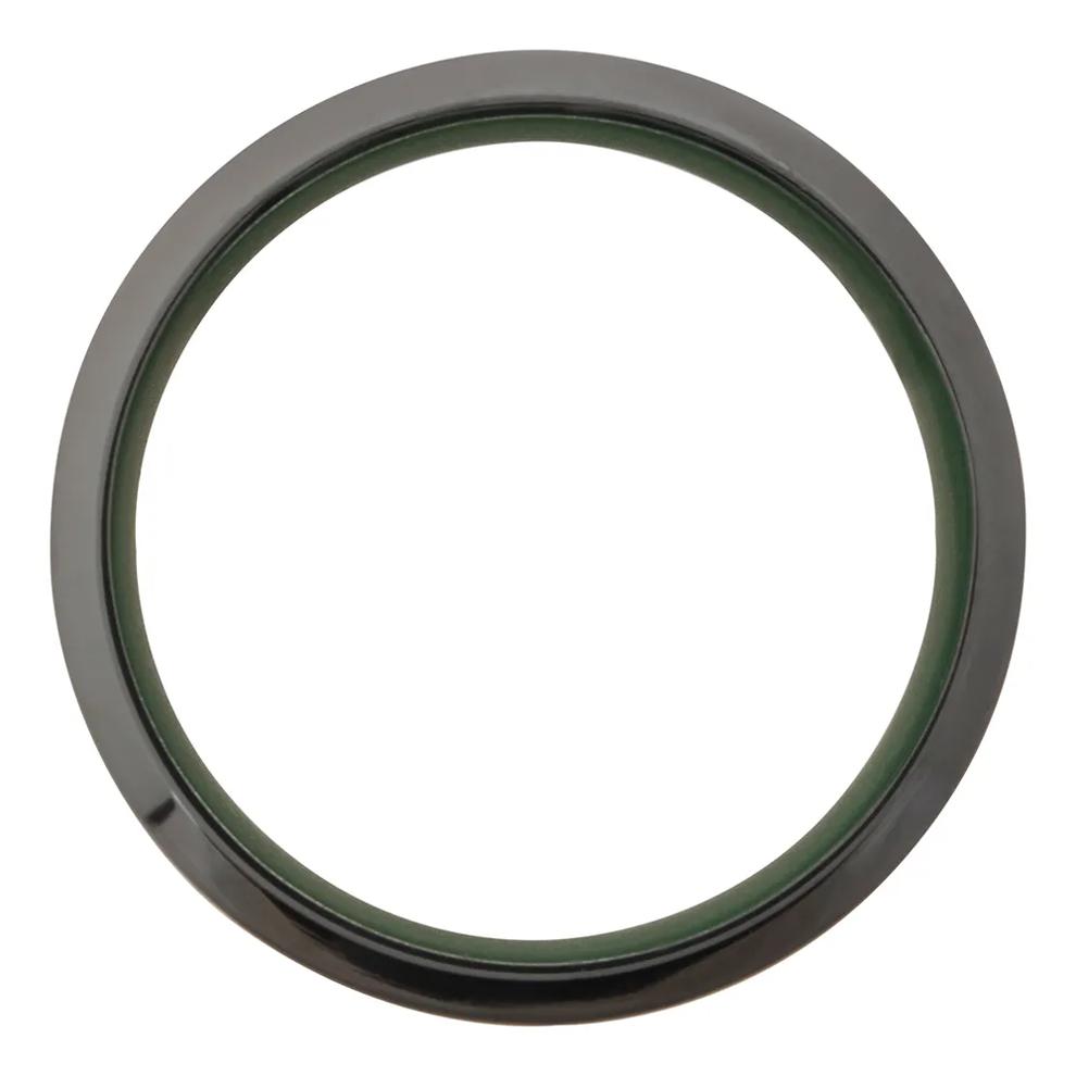 Men&rsquo;s Celtic Wedding Band with Green Cerakote in Black Zirconium, 8mm – Image 2 of 3