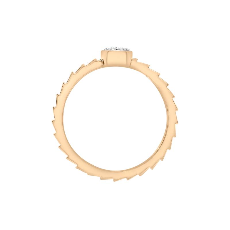 Diamond Accent Pear Cluster Ring in Vermeil – Image 2 of 7