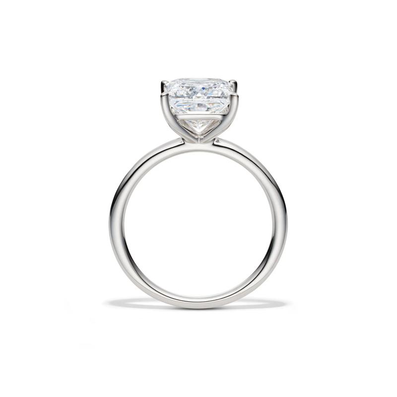 Lab Grown Diamond Princess-Cut Solitaire Engagement Ring in 14K White Gold &#40;3 ct.&#41; – Image 2 of 4
