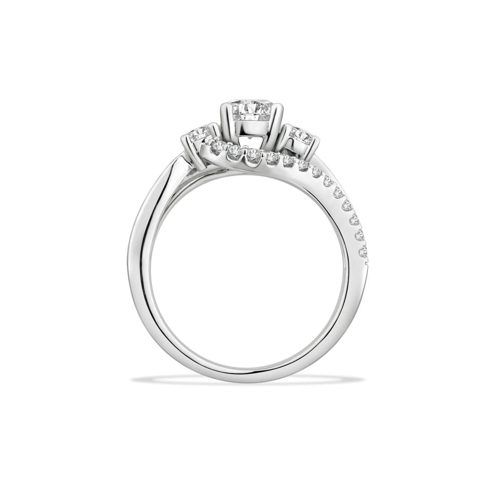Diamond Round Engagement Ring in 14K White Gold (1 1/4 ct. tw.) – Image 2 of 4