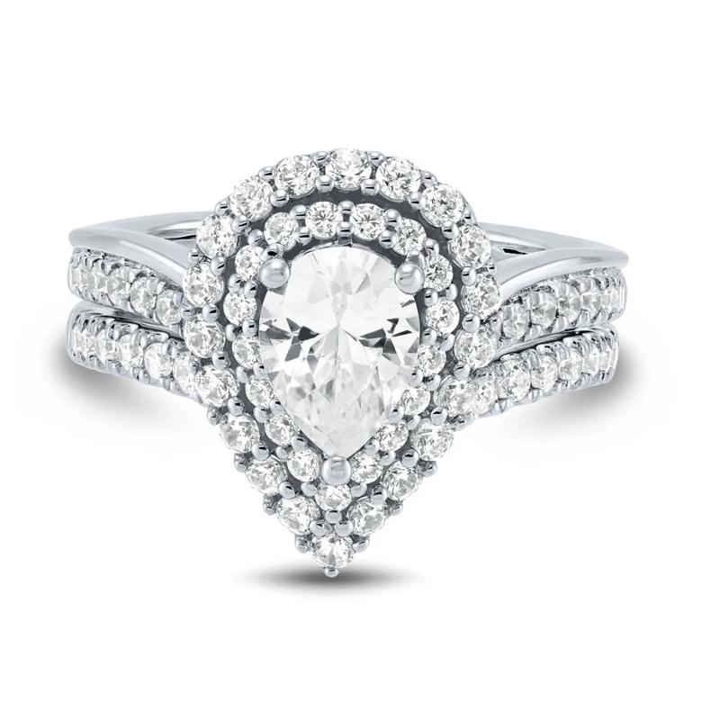 Lab Grown Diamond Pear-Shaped Engagement Ring (1 3/4 ct. tw.) – Image 1 of 1