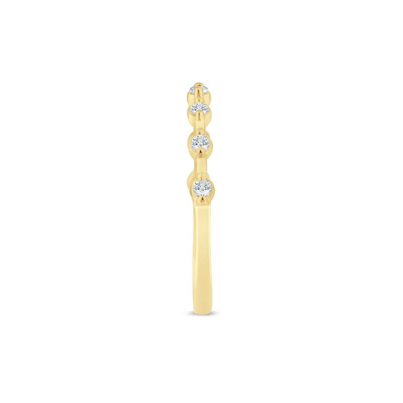 Diamond Anniversary Band in 10K Yellow Gold &#40;1/7 ct. tw.&#41; – Image 3 of 3