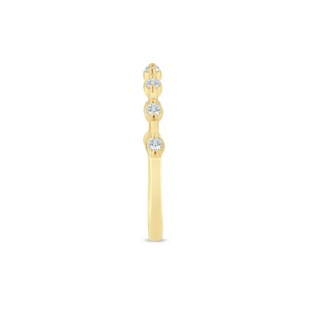 Diamond Anniversary Band in 10K Yellow Gold (1/7 ct. tw.) – Image 3 of 3