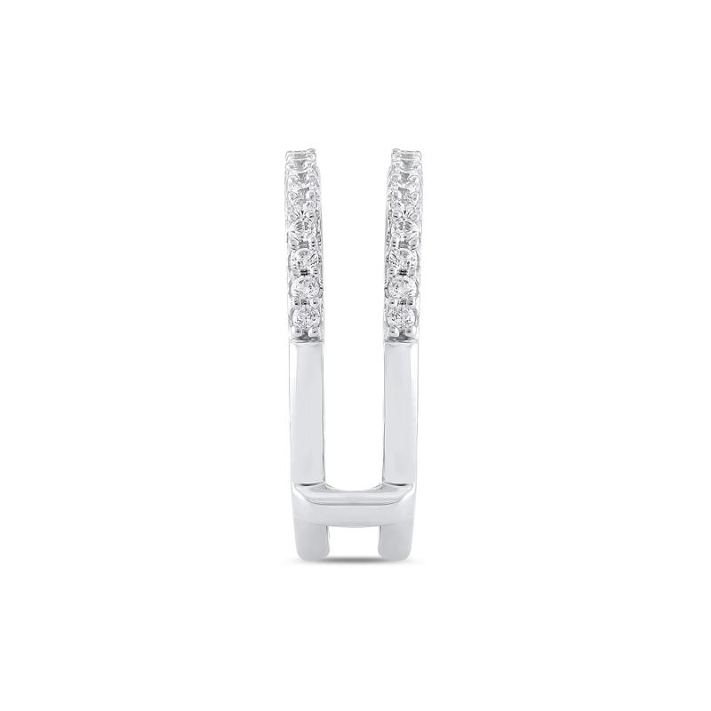 Diamond Ring Insert in 14K White Gold &#40;1/2 ct. tw.&#41; – Image 2 of 3