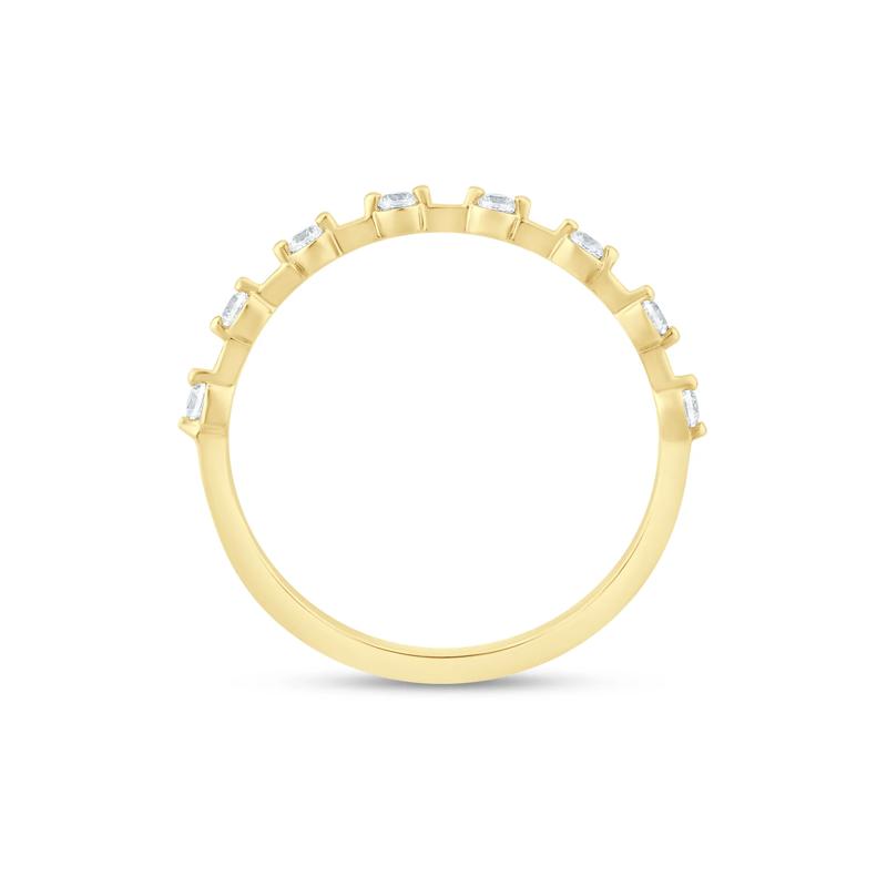 Diamond Anniversary Band in 10K Yellow Gold &#40;1/7 ct. tw.&#41; – Image 2 of 3