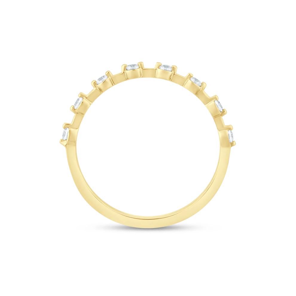 Diamond Anniversary Band in 10K Yellow Gold (1/7 ct. tw.) – Image 2 of 3