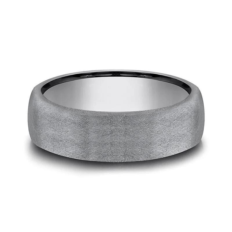 Men&#39;s Band in Tantalum, 6.5MM – Image 1 of 3