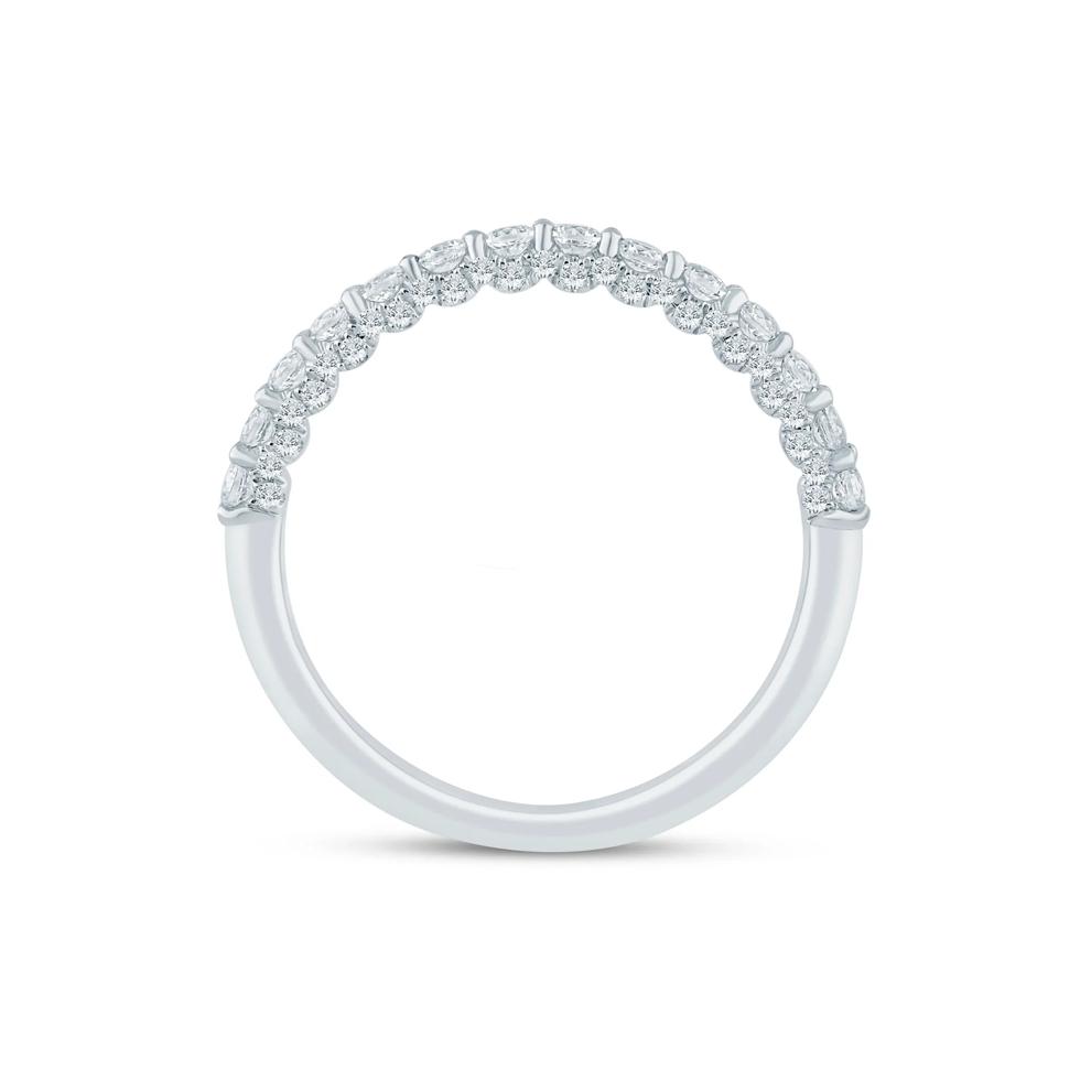 Lab Grown Diamond Wedding Band in 14K White Gold (1/2 ct. tw.) – Image 2 of 3
