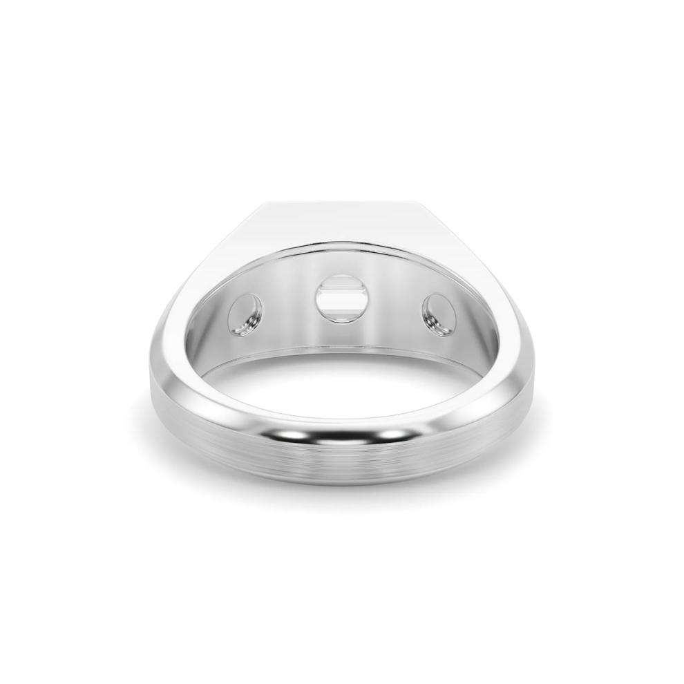 Lab Grown Emerald-Cut Diamond Ring in 14K White Gold (3 ct. tw.) – Image 4 of 5