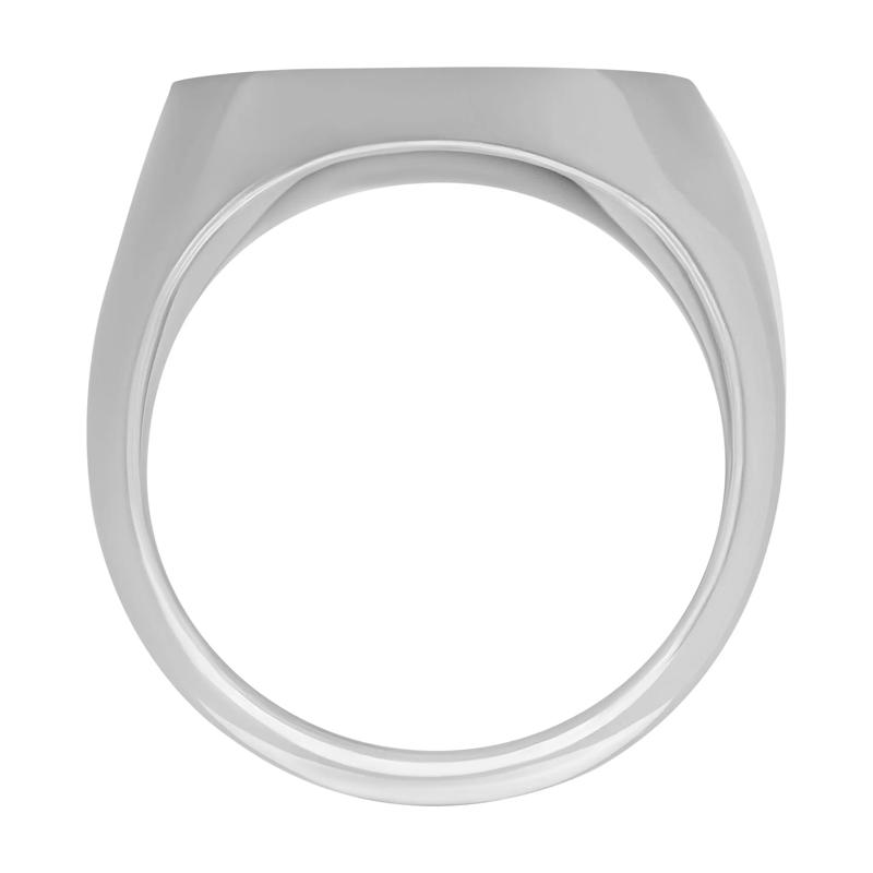 Villanova Signet Ring in 14K White and Yellow Gold – Image 2 of 3