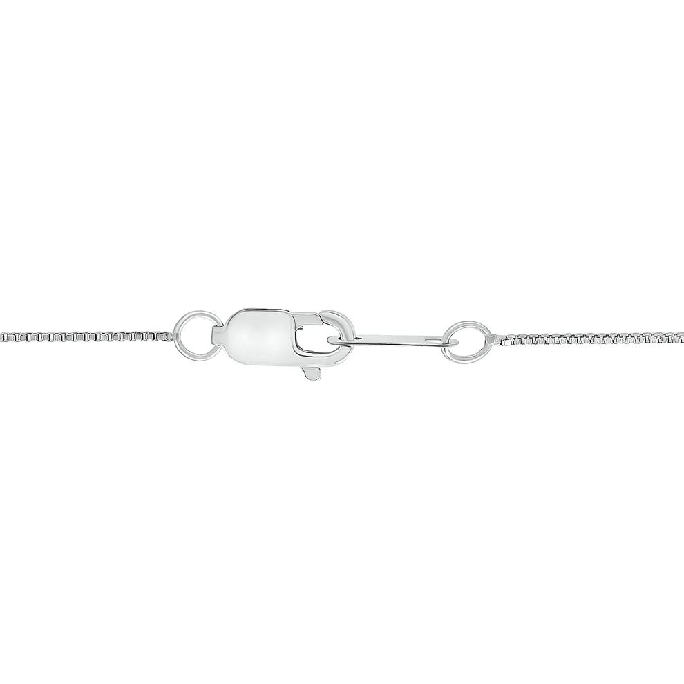 Lab-Created Pink Sapphire &amp; Amethyst Heart Pendant Necklace in Sterling Silver – Image 3 of 4