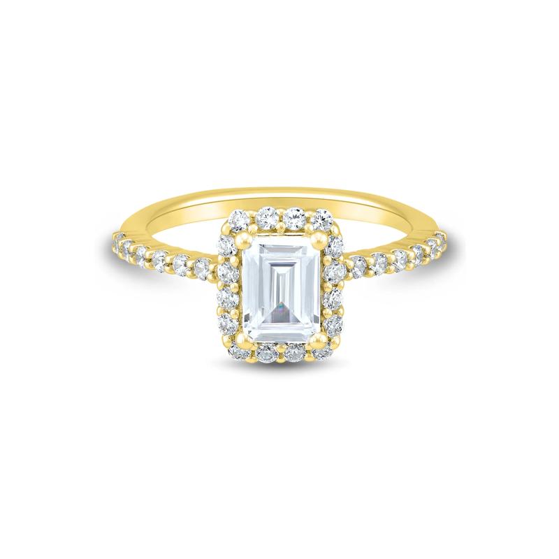 Lab Grown Diamond Engagement Ring in 14K Yellow Gold &#40;1 1/4 ct. tw.&#41; – Image 1 of 3