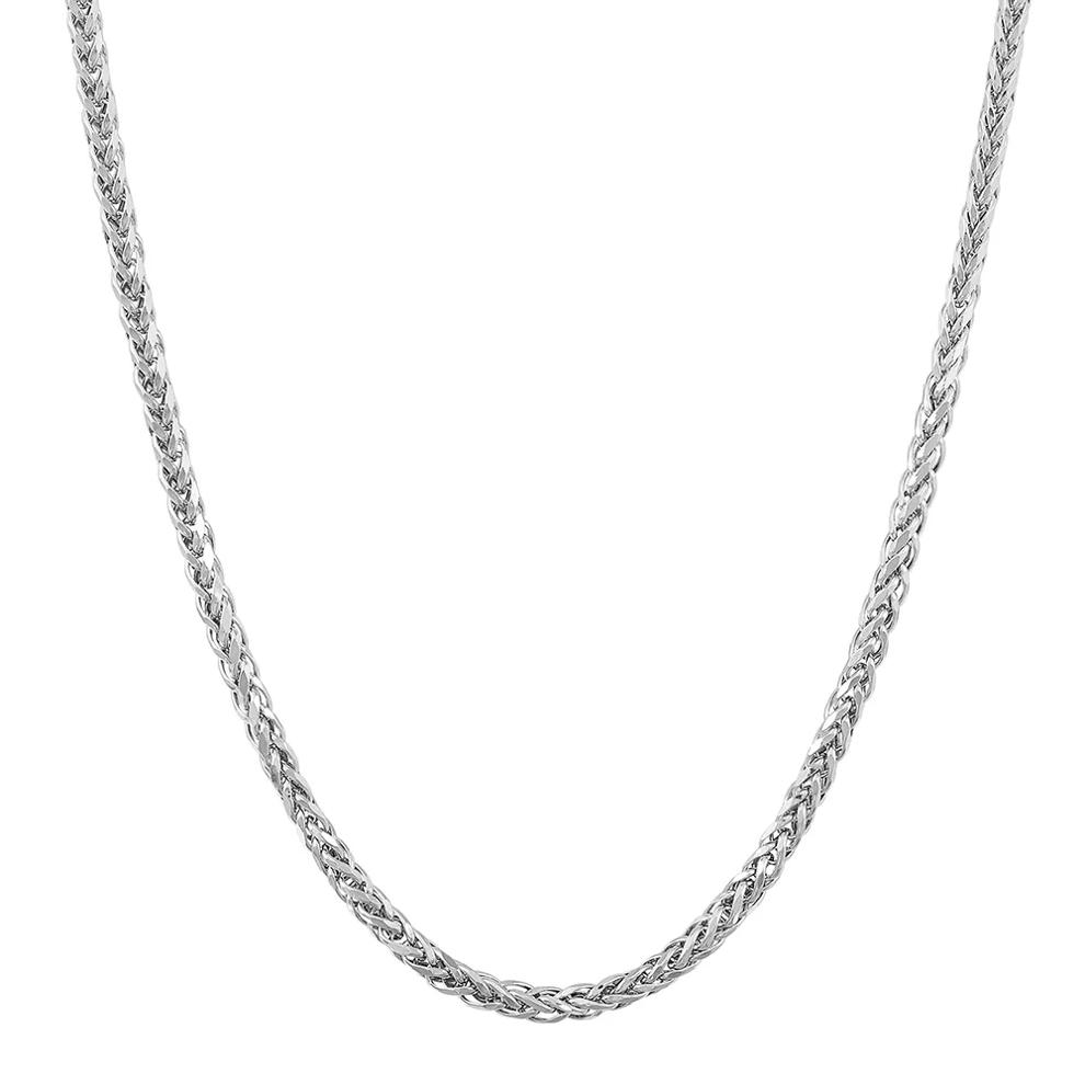 Spiga Chain in 14K White Gold, 24" – Image 1 of 3