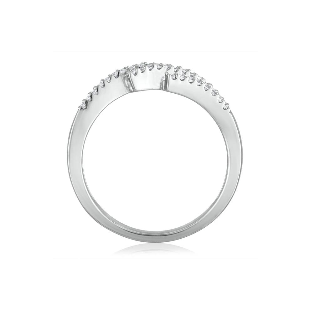 Diamond Tilt Ring in 14K White Gold (1/2 ct. tw.)  – Image 2 of 3