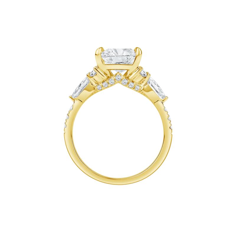 Sage Lab Grown Diamond Engagement Ring in 14K Yellow Gold &#40;3 3/4 ct. tw.&#41; – Image 2 of 5