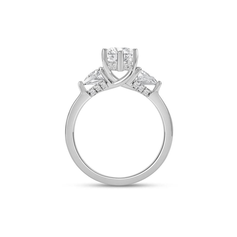 Lab Grown Diamond Emma Marquise Engagement Ring in 14K White Gold &#40;2 1/2 ct. tw.&#41; – Image 2 of 4