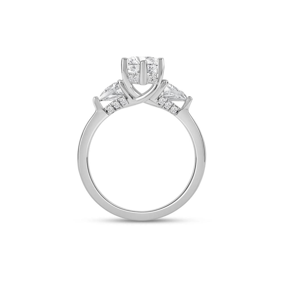 Lab Grown Diamond Emma Marquise Engagement Ring in 14K White Gold (2 1/2 ct. tw.) – Image 2 of 4