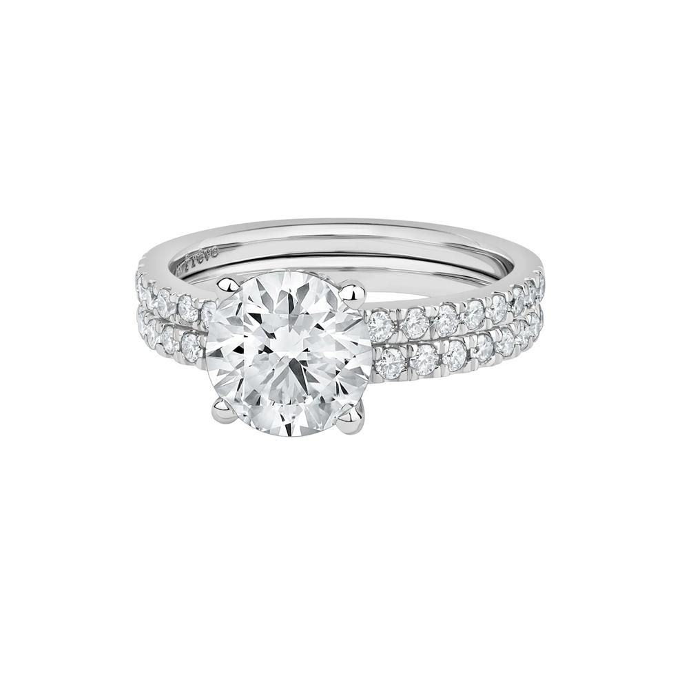 Charlotte Lab Grown Diamond Engagement Ring in 14K White Gold (2 3/4 ct. tw.) – Image 4 of 5