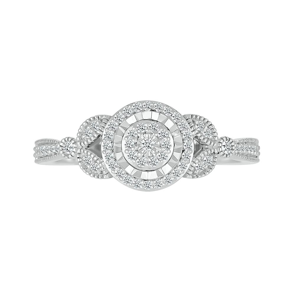 Diamond Promise Ring in Sterling Silver (1/6 ct. tw.) – Image 1 of 5