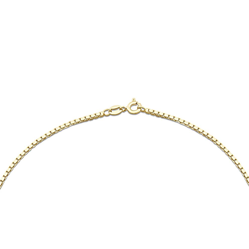 Men's Diamond Lady of Guadalupe Pendant Necklace in 10K Yellow Gold (1/2 ct. tw.) – Image 2 of 4