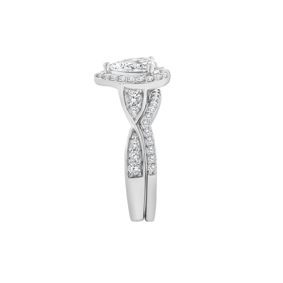 Lab Grown Diamond Pear-Shaped Engagement Ring in 10K White Gold (1 1/3 ct. tw.) – Image 3 of 3