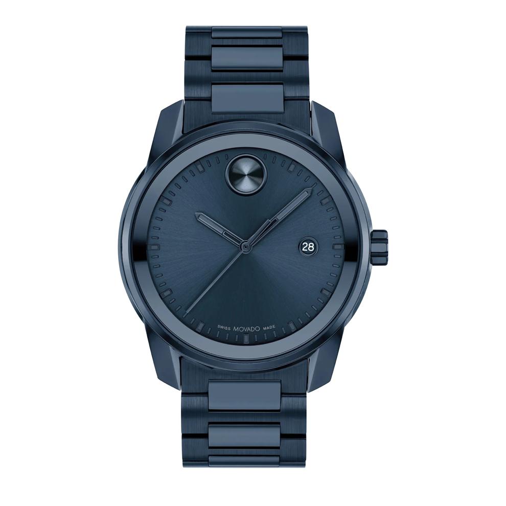 Men's Verso Watch in Blue Ion-Plated Stainless Steel, 42MM – Image 1 of 3
