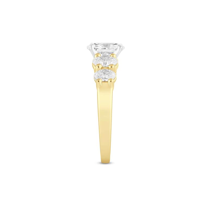 Lab Grown Diamond Five-Stone Engagement Ring in 14K Yellow Gold &#40;2 ct. tw.&#41; – Image 3 of 3