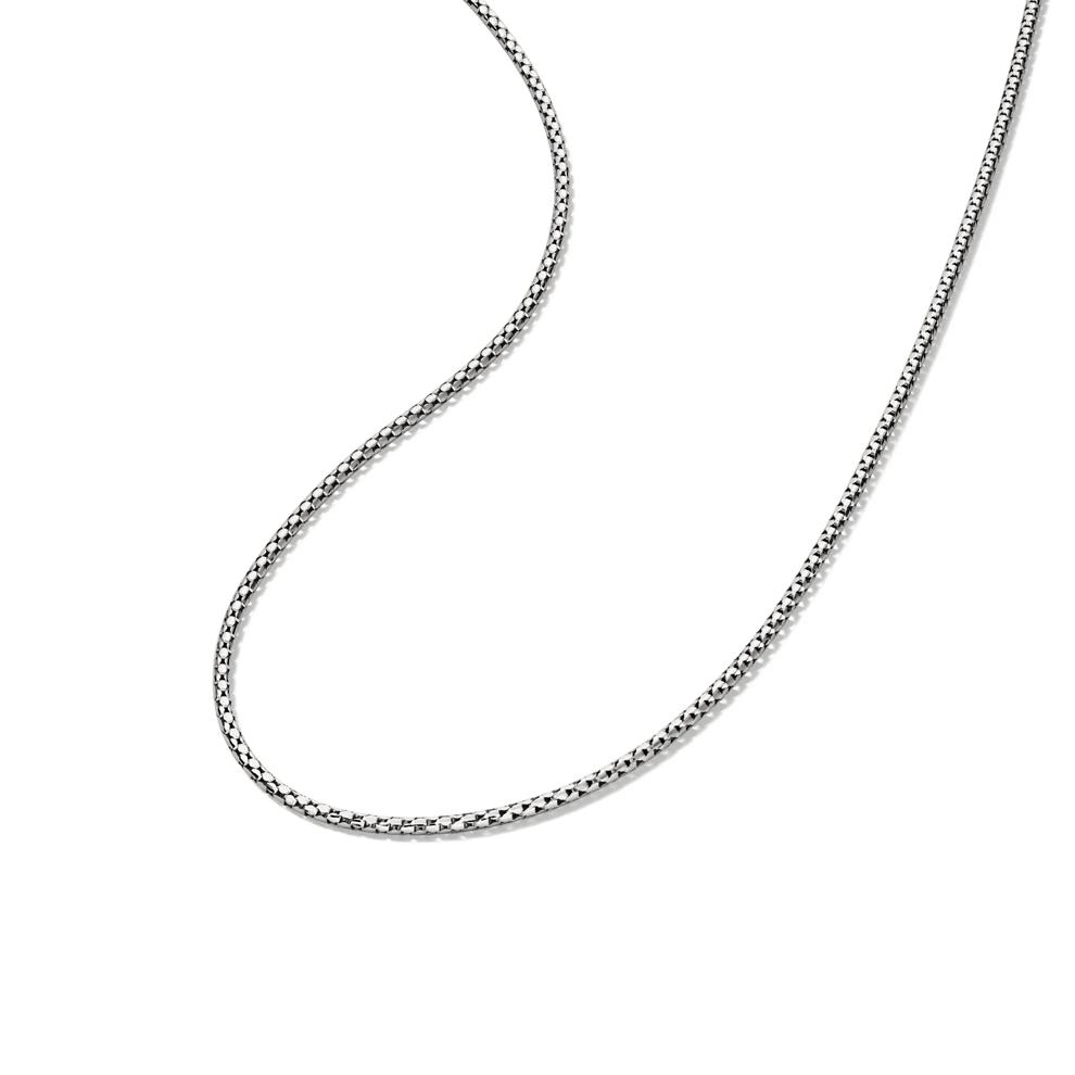 Adjustable Popcorn Chain in 14K White Gold, 22" – Image 4 of 5