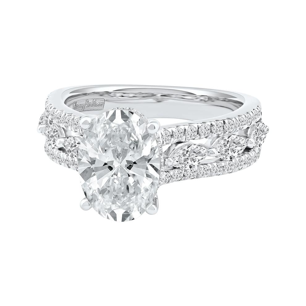 Layla Lab Grown Diamond Engagement Ring in Platinum (4 ct. tw.) – Image 5 of 5
