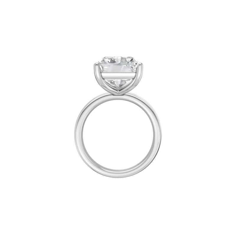 Lab Grown Diamond Radiant-Cut Solitaire Ring in 14K White Gold &#40;9 ct.&#41; – Image 2 of 4