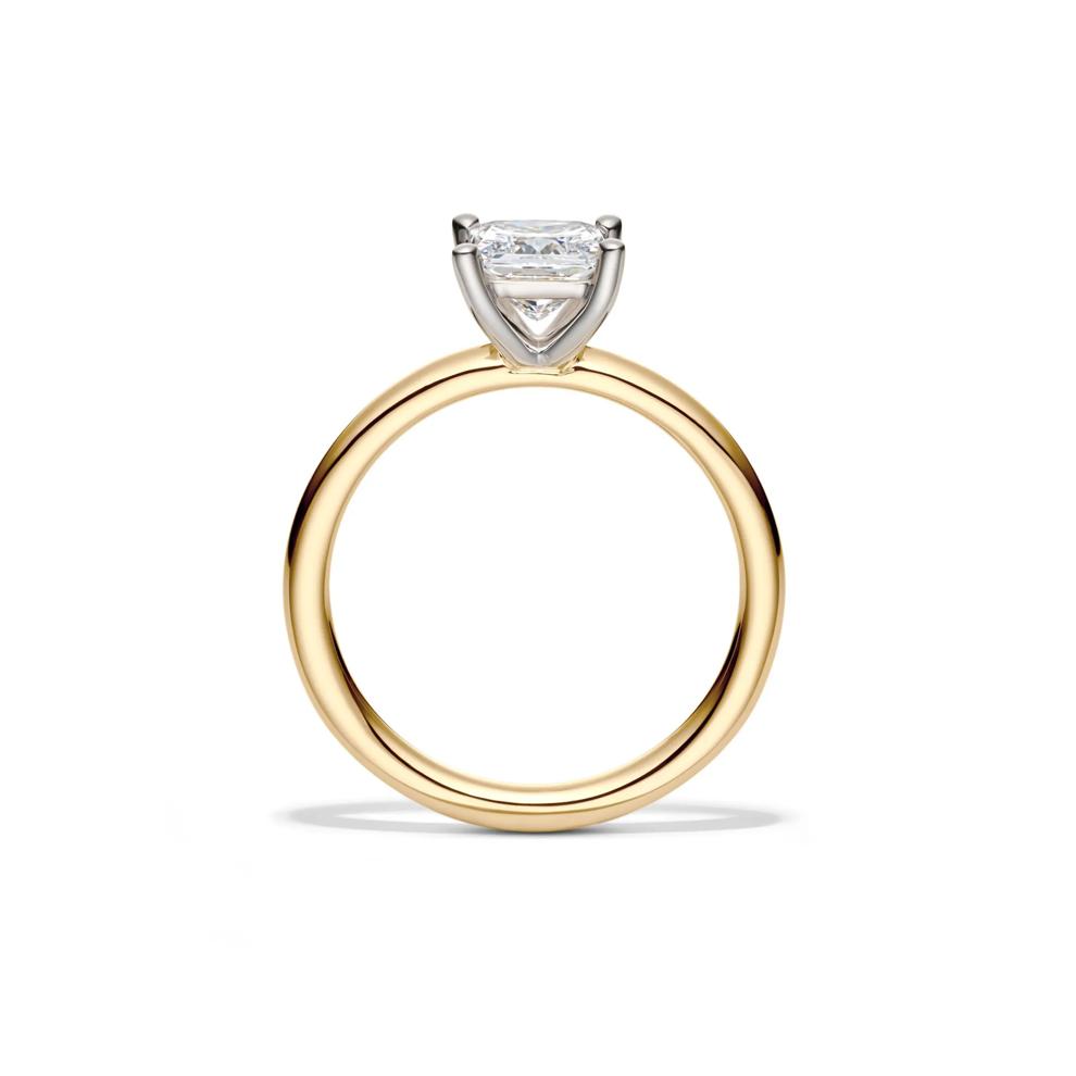 Lab Grown Diamond Princess-Cut Solitaire Engagement Ring – Image 2 of 3