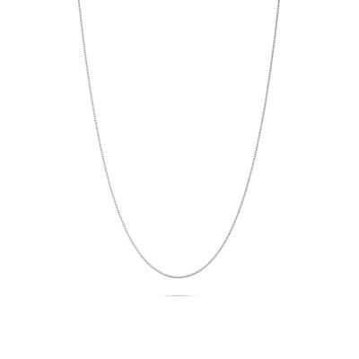 Box Chain Necklace in 10K Gold, 0.70MM