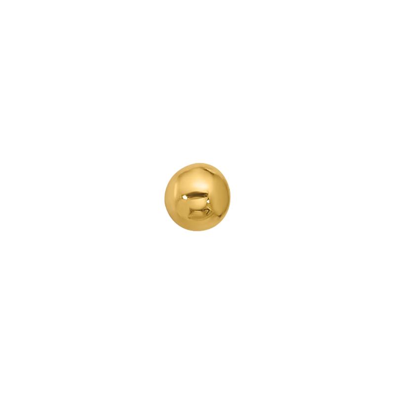 Ball Nose Stud in 14K Yellow Gold, 22 Gauge – Image 3 of 3